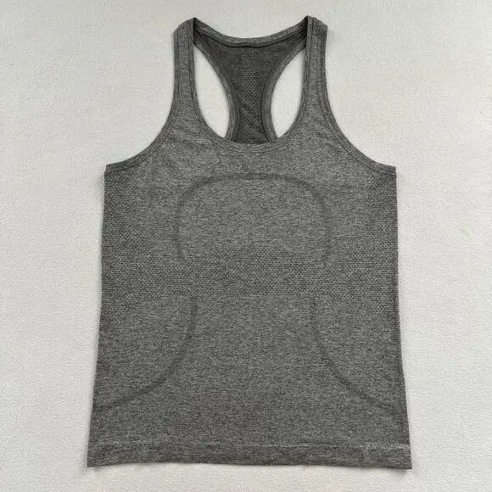lululemon athletica Charcoal Racerback Tank Top